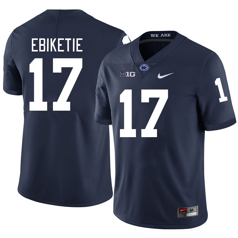 Penn State Nittany Lions #17 Arnold Ebiketie College Football Jerseys Stitched Sale-Navy